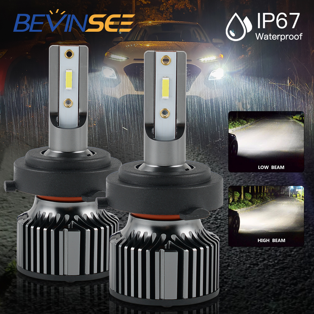 H7 LED Headlight Bulbs 6000K Low Beam For Hyundai Kona 2018-2020 Sante