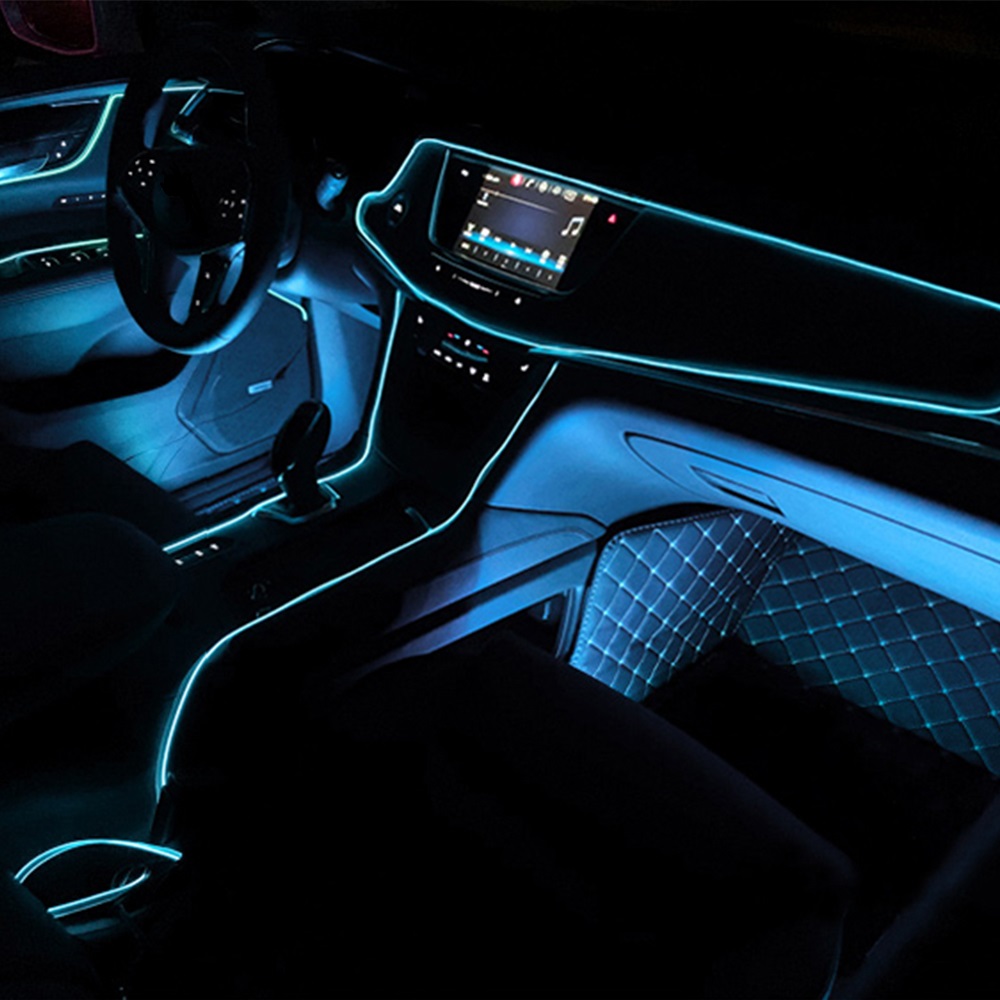 5m Auto Innenraum LED Lichtleiste Dash Zubehör für Peugeot 308 407 205