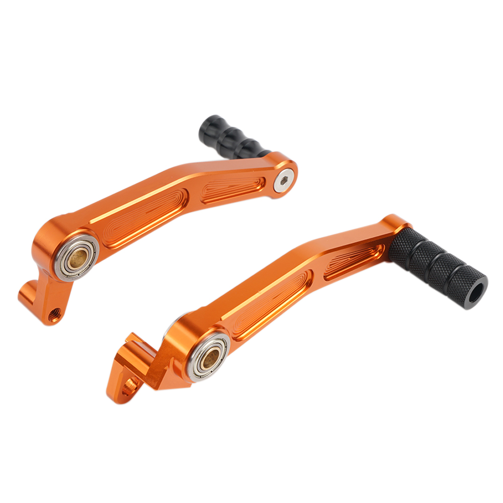 Pair Brake Gear Shift Pedal Lever Orange For KTM 125 200 390 Duke 125 ...