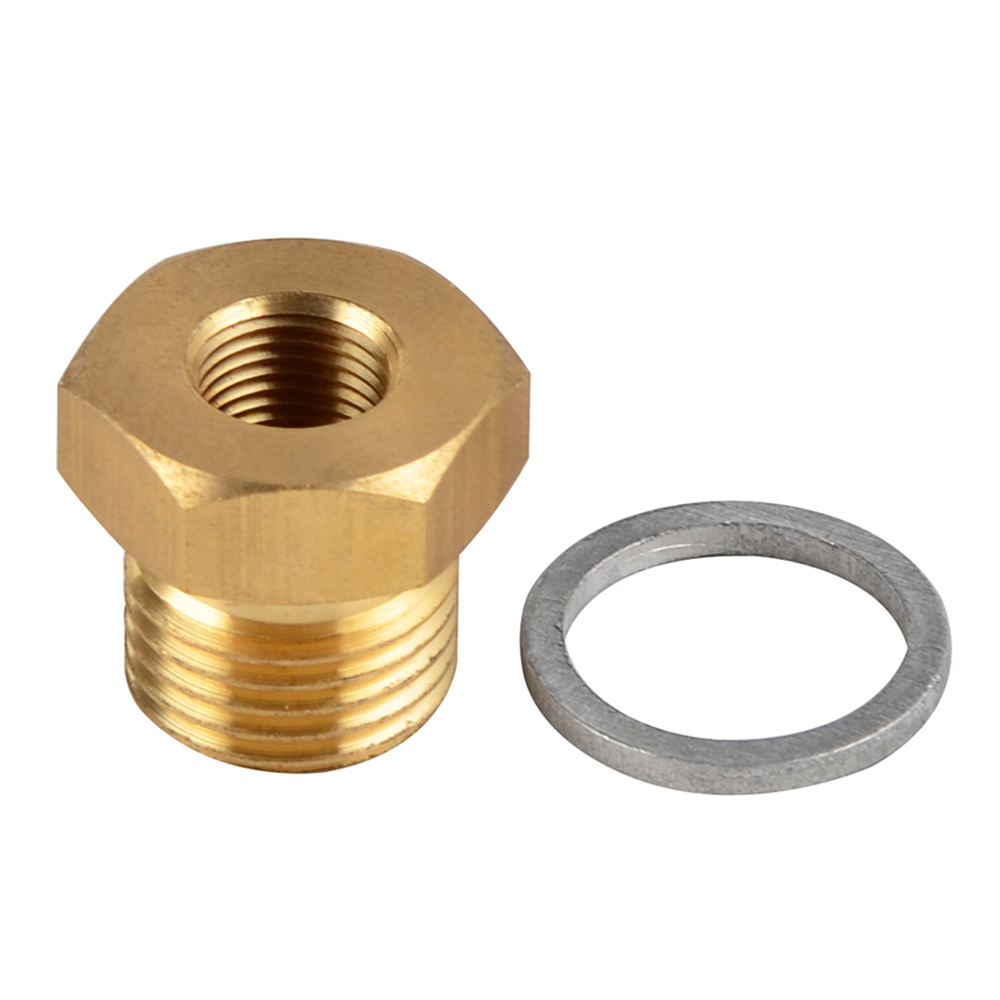 M16 x1.5 to 1/8 NPT LS Engine Swap Oil Pressure Sensor Adapter Gauge
